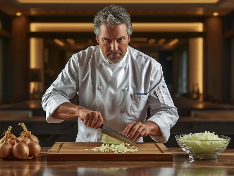 comment couper un oignon 