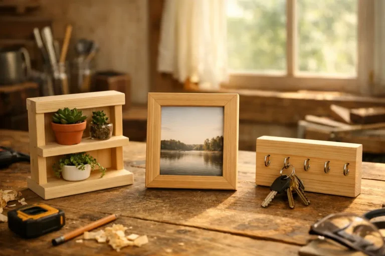 Creation en Bois Facile : 25 Idées DIY Pour Débutants