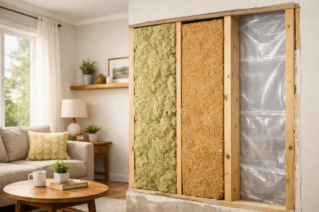 Isolation Mur Intérieur — Guide complet sur l'isolation des murs intérieurs : avantages, techniques, matériaux et aides financières. Ambiance chaleureuse et informative.